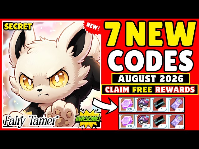 *New* Fairy Tamer Codes August 2026 || How to Redeem Code || Fairy Tamer Redeem Codes