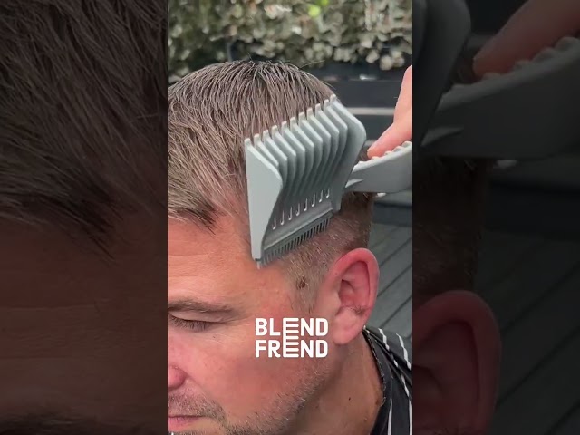 Clippers. Blend FREND. A cleaner finish ✂️ Would you give this home haircut a go?