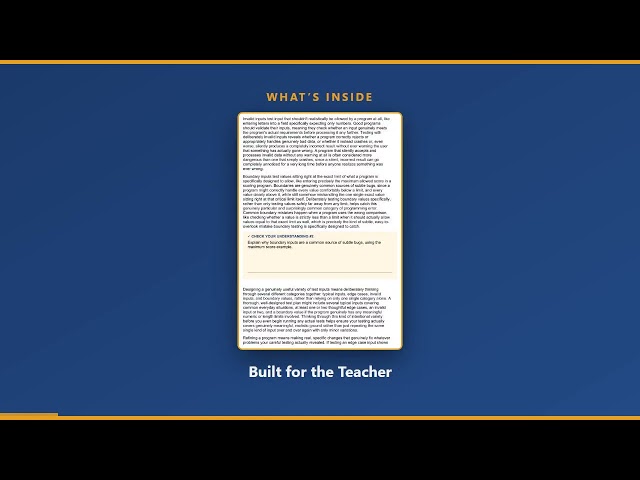 Grade 7 Computer Science: Test It. Break It. Fix It. — 7.AP.PD.03