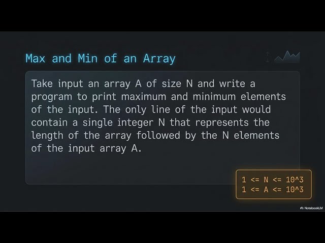 Day08 | P01-03 - Week02 | Sum the Array | Max and Min of an Array | Print in Reverse