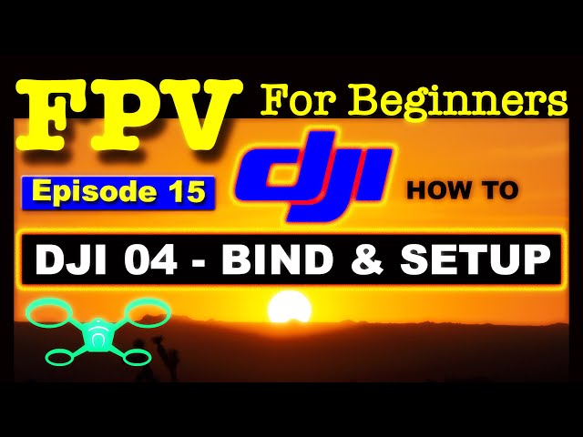 FPV #15 - DJI 04 - How To Bind & Setup your New Drone