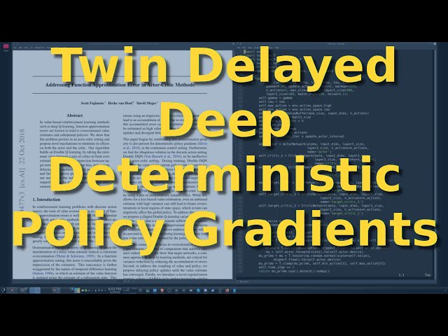 Mastering Continuous Robotic Control with TD3 | Twin Delayed Deep Deterministic Policy Gradients