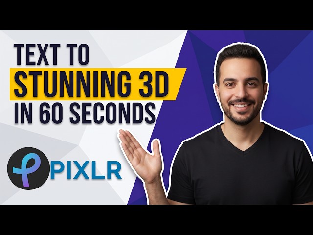 Pixlr Hack: Text To Stunning 3D In 60 Seconds (Quick Easy Guide)