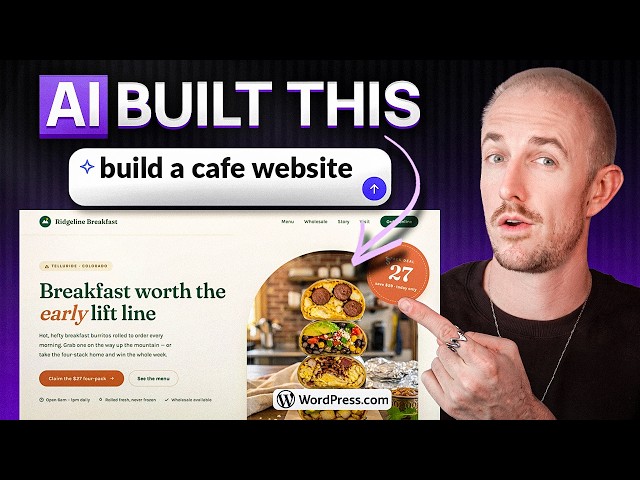 I Built a Real Business Website With AI in Minutes (No Code)