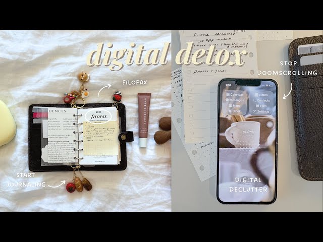 Digital Declutter with Me | How I’m Using My Devices With Intention + Mindful Planning in My Filofax