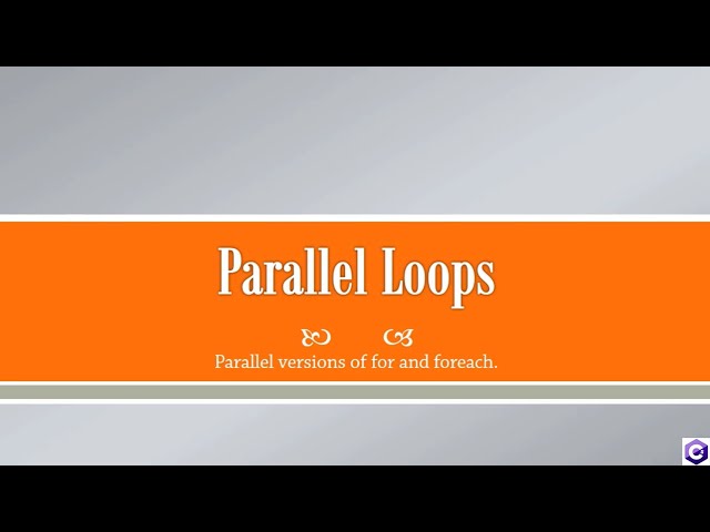 What is Parallel Invoke/For/ForEach ? in C# Part #24