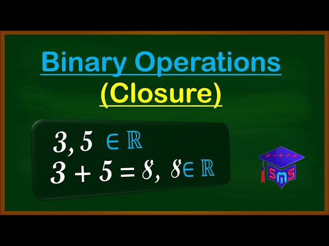 Closure | Binary Operation (Closure) well explained with more examples | SolMathSolutions