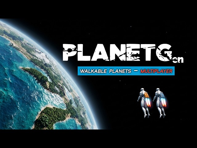Unreal Engine 5 Multiplayer Walkable Planets — PlanetGen V1.4