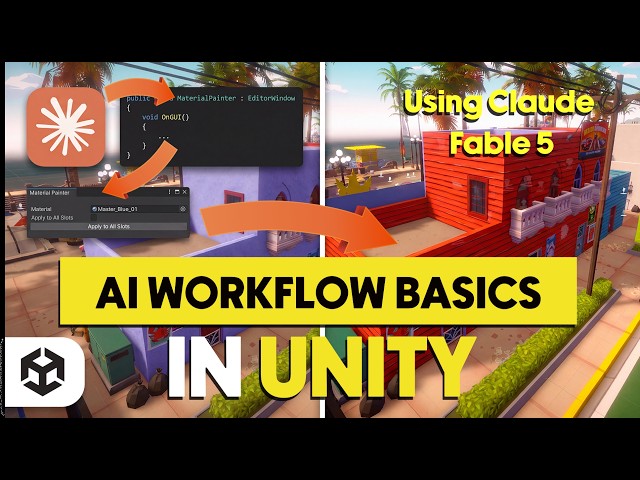 AI-Assisted Workflow Basics in Unity using Claude's Fable 5