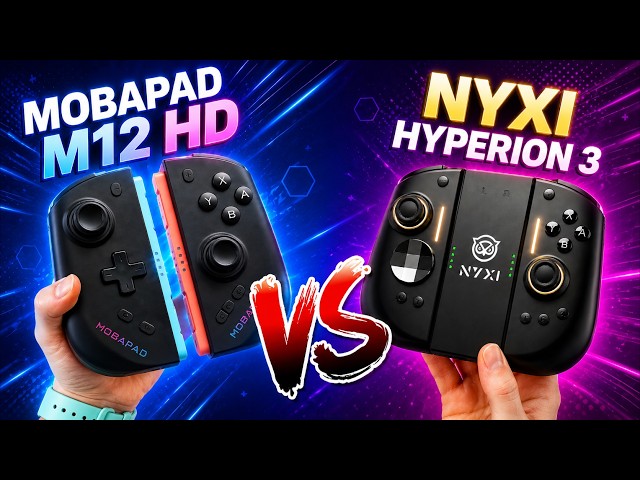 Mobapad M12 HD vs. Nyxi Hyperion 3 - Which Switch Joy-Con Alternative Should You Buy?