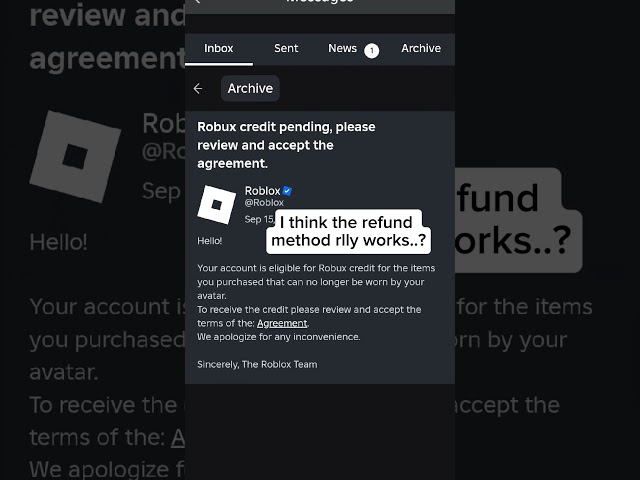 Updates: tutorial how to get a refund from an item you've bought #roblox #fyp #tutorial #update