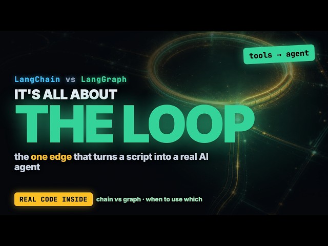 LangChain vs LangGraph: The Difference Nobody Explains (Build a Real AI Agent)