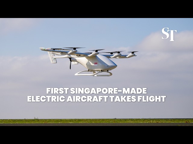First Singapore-made electric vertical take-off and landing (eVTOL) aircraft takes flight