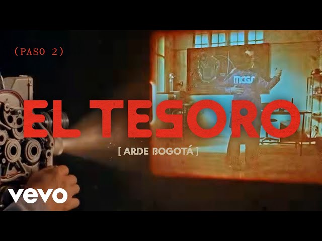 Arde Bogotá - El Tesoro (Lyric Video)