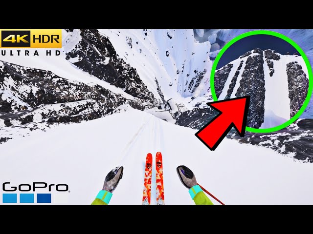 GoPro 4K HDR: The Craziest 155 Foot Ski Jump - Hakuba, Japan