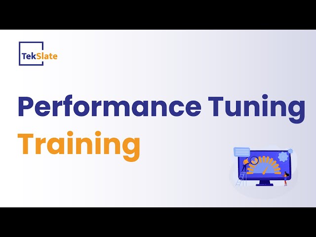 Oracle Performance Tuning Training | Oracle Performance Tuning Online Certification Course- TekSlate