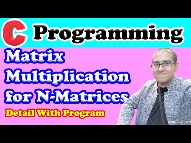 Matrix Multiplication using C Programming - Easily Learning Tutorials
