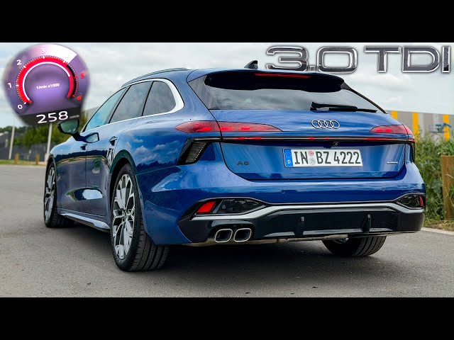 Audi A6 3.0 TDI (323hp) | 0-250 km/h acceleration🏁| by Automann in 4K