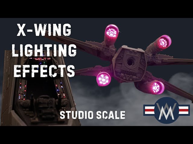 Star Wars X-Wing Engine Lighting effects with Arduino (free codes)