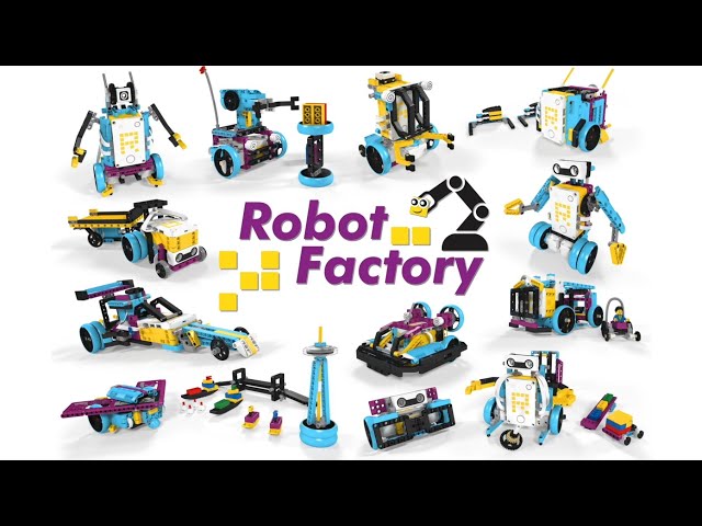 Lego Education Robot Factory curriculums. Spike Prime set 45678.