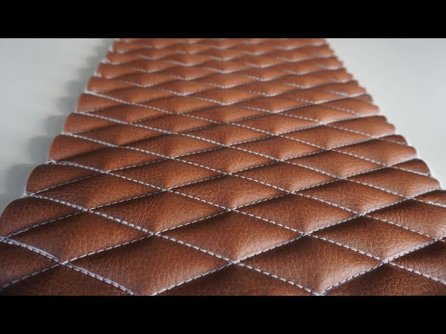 Upholstery Basics | Turn your upholstery into ART with these diamond tips (relatively easy)