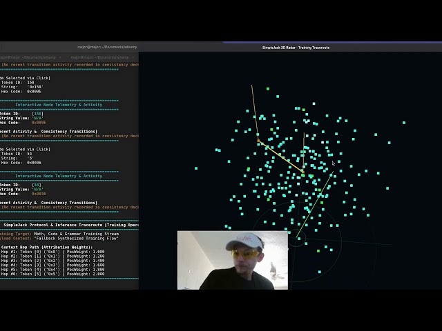 3d visualization of neural network in computing and artificial intelligence