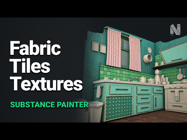 Substance 3D Painter: Fabric, Tile & Material Texturing
