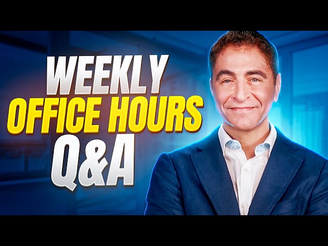 Weekly LIVE Office Hours #372 : Q&A Career/Business/Finance