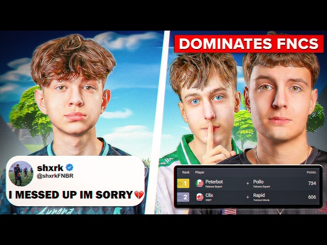 Clix & Peterbot DOMINATE to QUALIFY FNCS in 1 DAY... | Shxrk Made a HUGE MISTAKE!