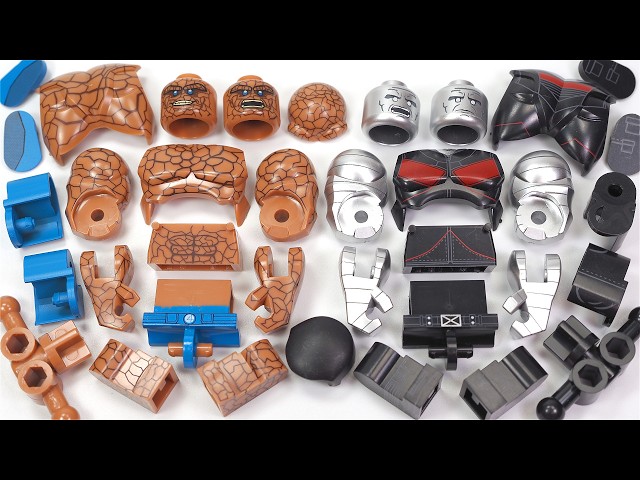LEGO X-Men | Colossus | Fantastic Four | Thing Unofficial Lego Big figures