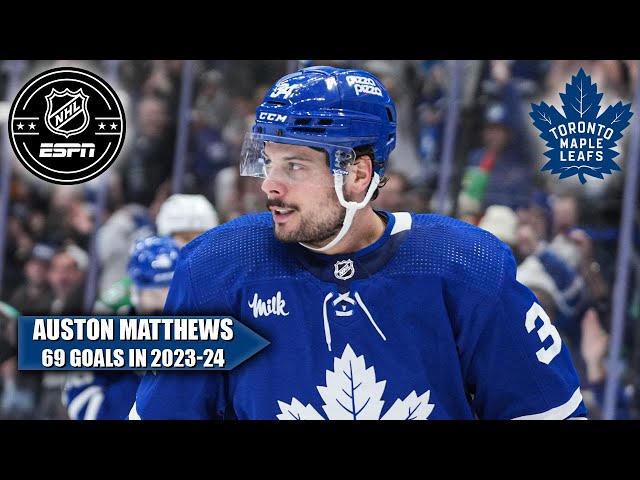 EVERY SINGLE GOAL 🎥 Auston Matthews scores 69 goals for Maple Leafs | NHL on ESPN