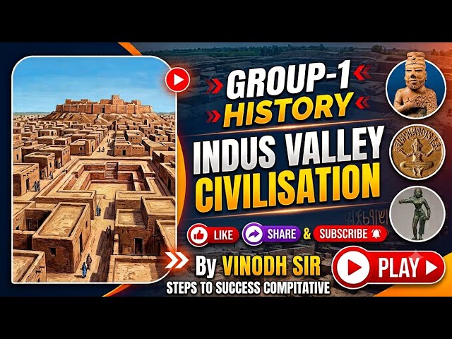 History Classes in Telugu | Indus Valley Civilisation (సింధు నాగరికత) Part 1 | @STEPSTOSUCCESS-BLV 