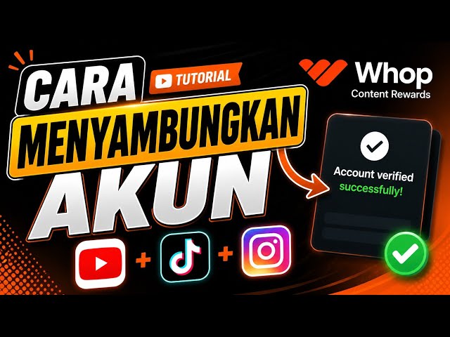 Cara Menyambungkan Content Rewards ke Akun Youtube Tiktok dan Instagram