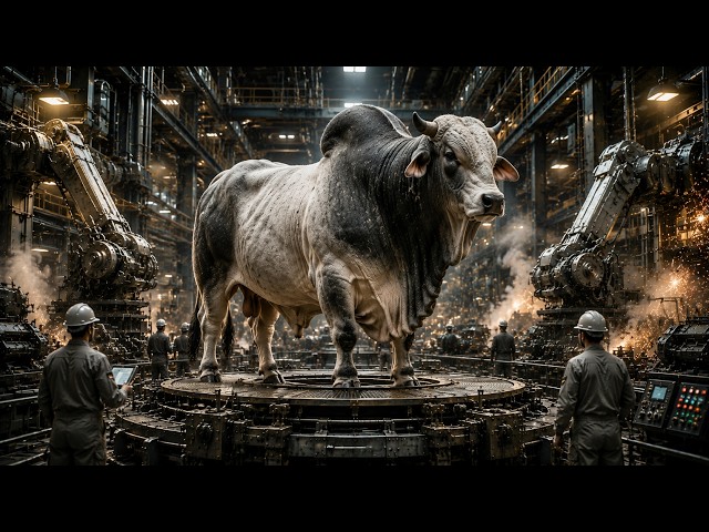 Inside the FutureLine Factory | Grey Brahman Bull Production
