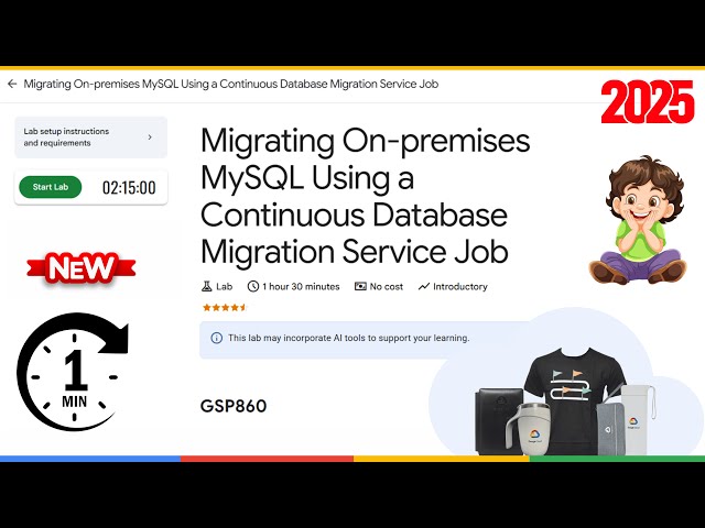 Migrating On-premises MySQL Using a Continuous Database Migration Service Job | GSP860