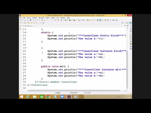 JAVA  11-08-22