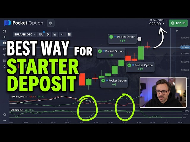 You Don't Need a Big Deposit on Pocket Option | I Took 5 to 923 in One Run