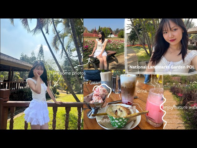 🥥🍜 Coconut Noodles, Dumplings & Cafe Hopping🌿☕ | Exploring POL National Landmarks Garden!