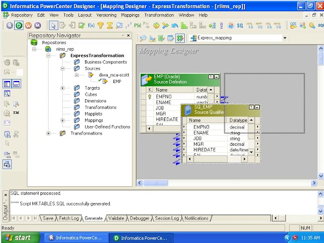 Express Transformation | Informatica power center 8.6 | edited by Diwakar |M.C.A