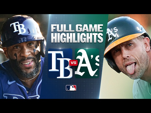 RAYS vs. ATHLETICS: Official Full Game Highlights (August 10) | 2026 MLB Season