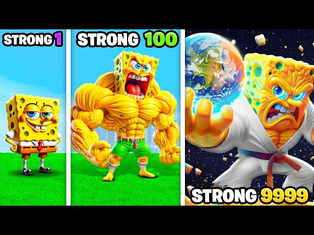 Weakest to STRONGEST SPONGEBOB in GTA 5!