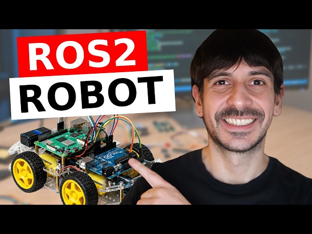 Building a robot car with Raspberry Pi, Arduino and ROS2 FULL TUTORIAL | Robotics project