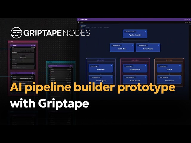 AI Pipeline Builder: Automating Rez, Pyblish, & DCCs with Griptape | Griptape Experiments | Foundry