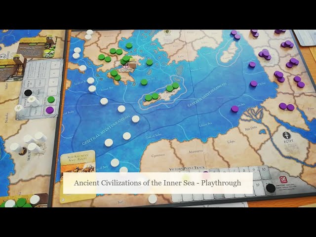 Ancient Civilizations of the Inner Sea (GMT Games): Playthrough Part 1 - Diagonal Move