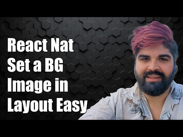 React Native: How to Set a Background Image in a Layout (View) Easily