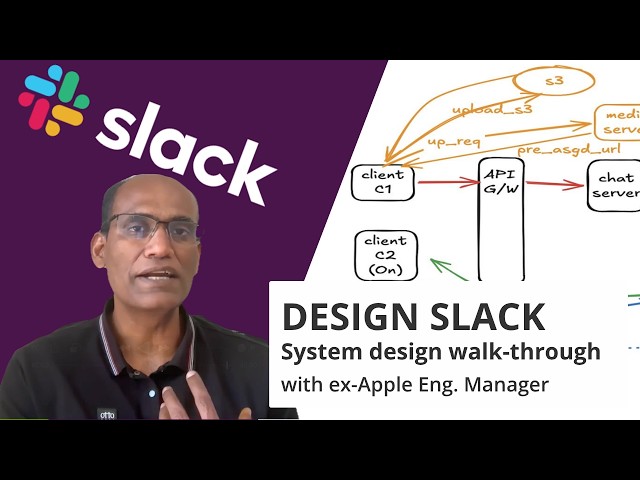 System design walk-through: How to design Slack (ex-Apple engineering manager)