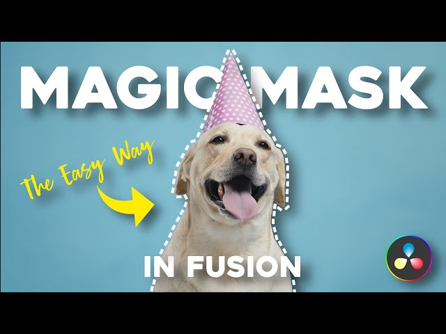 Magic Mask In Fusion - Davinci Resolve