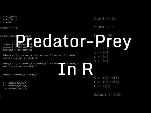 R Code for Predator-Prey Model