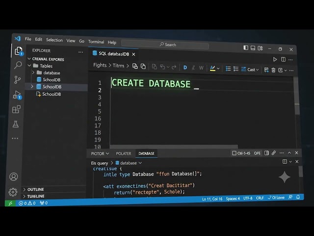 Create Database #sql 