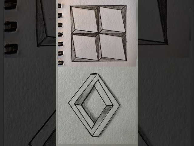 draw 3D Box 📦 ❤️‍🔥|| #drawing #sketch #3dart #art #quickart